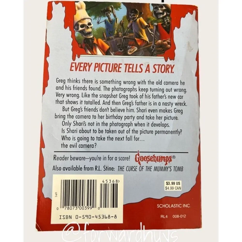 Goosebumps | R.L. Stine | Say Cheese and Die! | Vintage 1992
